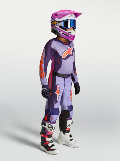 Maillot Fluid Hunt Jeunes : Violet clair, Violet foncé, Rose fluo - MxProStoreParts