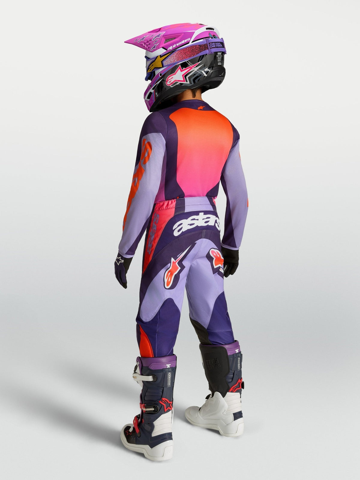Maillot Fluid Hunt Jeunes : Violet clair, Violet foncé, Rose fluo - MxProStoreParts
