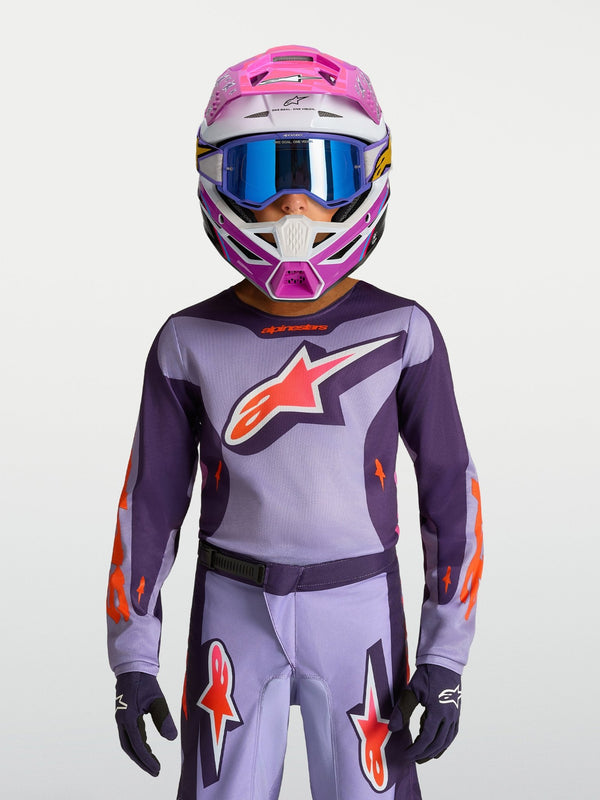 Maillot Fluid Hunt Jeunes : Violet clair, Violet foncé, Rose fluo