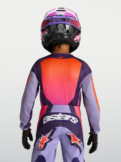 Maillot Fluid Hunt Jeunes : Violet clair, Violet foncé, Rose fluo - MxProStoreParts