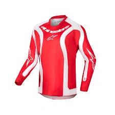 Alpinestars 2024 Racer Lurv Kids' Cross Shirt Red / White