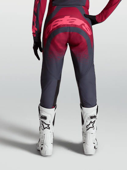 Alpinestars Stella Techstar Swan Pantalones 2027 Carmesí Gris Oscuro Rojo - MxProStoreParts