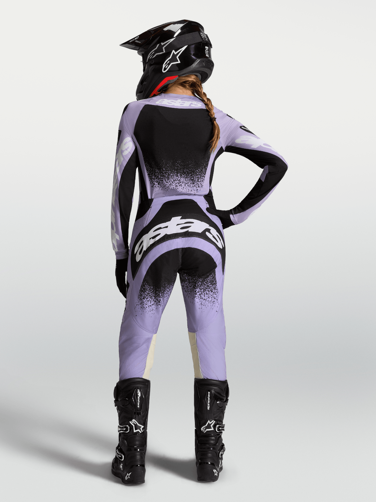 Alpinestars Stella Techstar Swan Pantalon 2027 Violet Clair Noir - MxProStoreParts