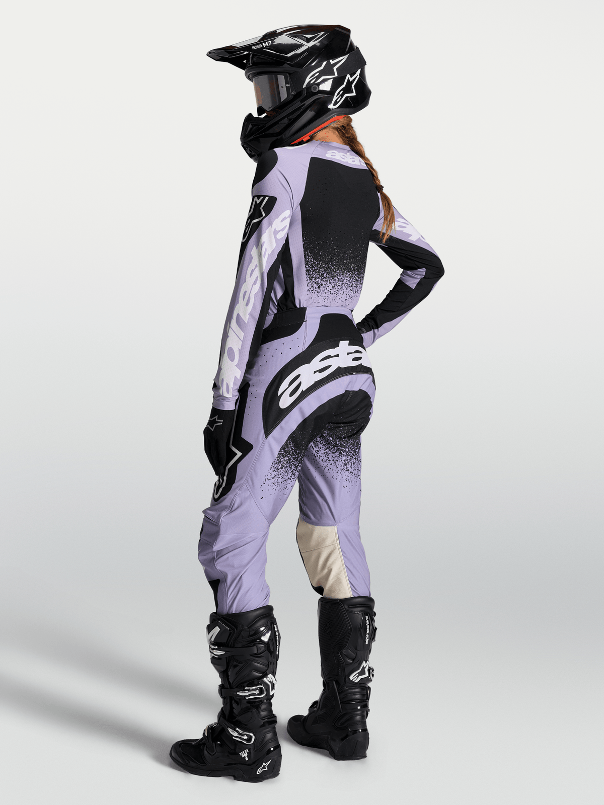 Alpinestars Stella Techstar Swan Pantalon 2027 Violet Clair Noir - MxProStoreParts