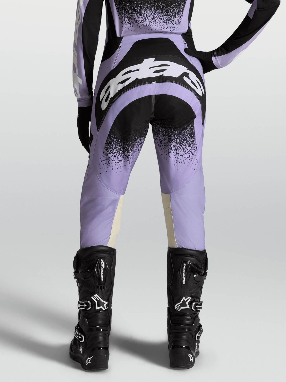 Alpinestars Stella Techstar Swan Pantalon 2027 Violet Clair Noir - MxProStoreParts