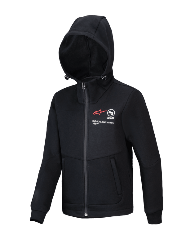 Alpinestars Sudadera Juvenil Racer MX Polar Resistente al Viento Negra - MxProStoreParts