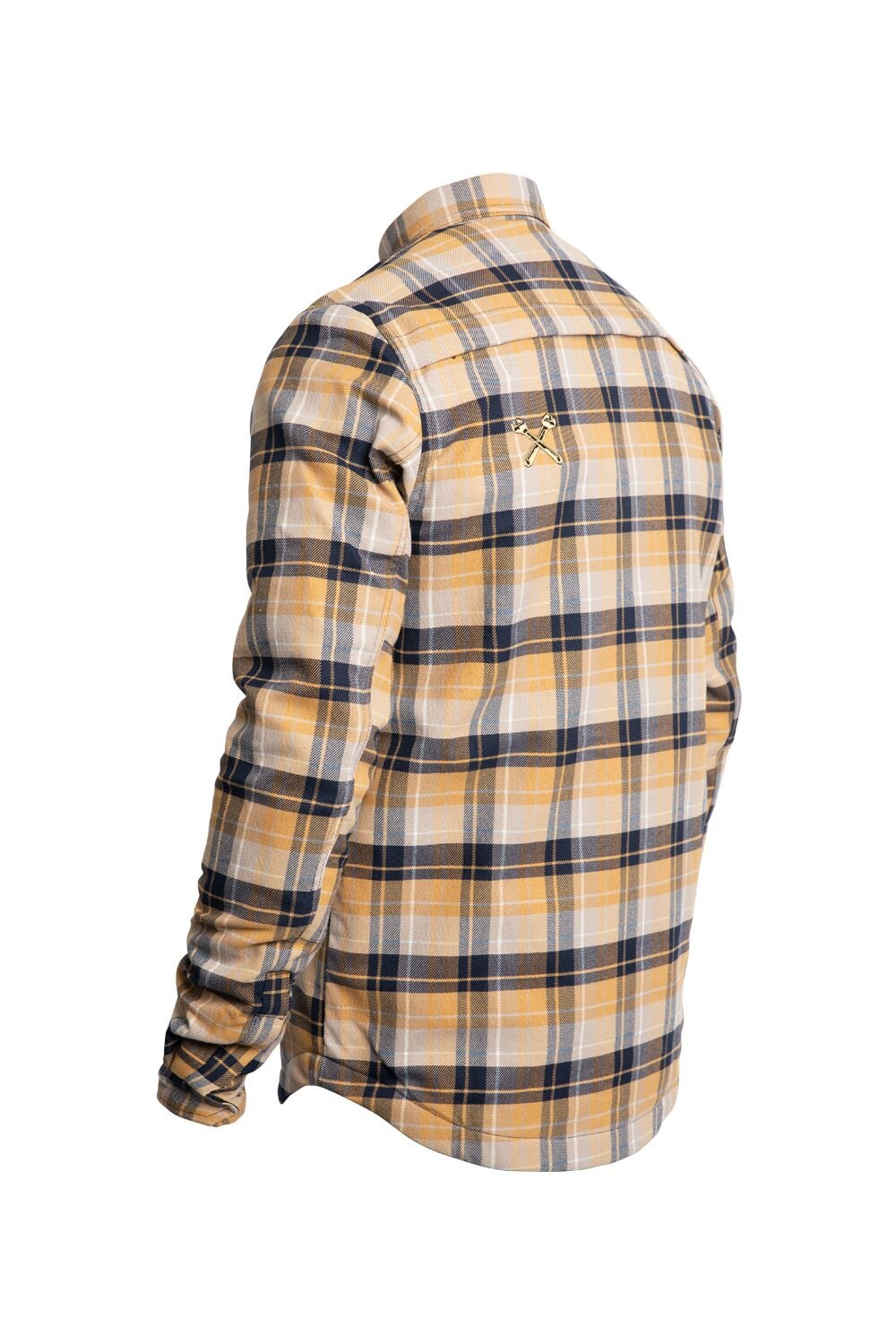 JOHN DOE Motoshirt herenjas – maat L – zwart/wit/geel - MxProStoreParts