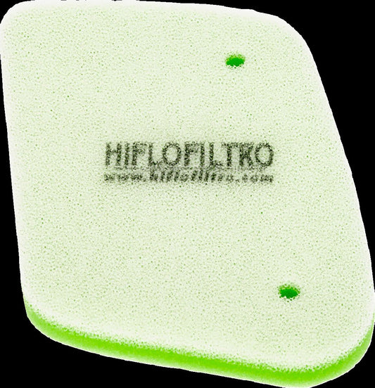 HIFLOFILTRO trapeziumvormig luchtfilter met schuimfiltermedium — voor o.a. APRILIA LEONARDO 125 (1996–2001)