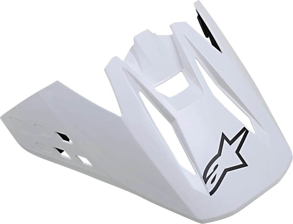Alpinestars S-M5 válvula de casco sólida – Blanco brillante - MxProStoreParts