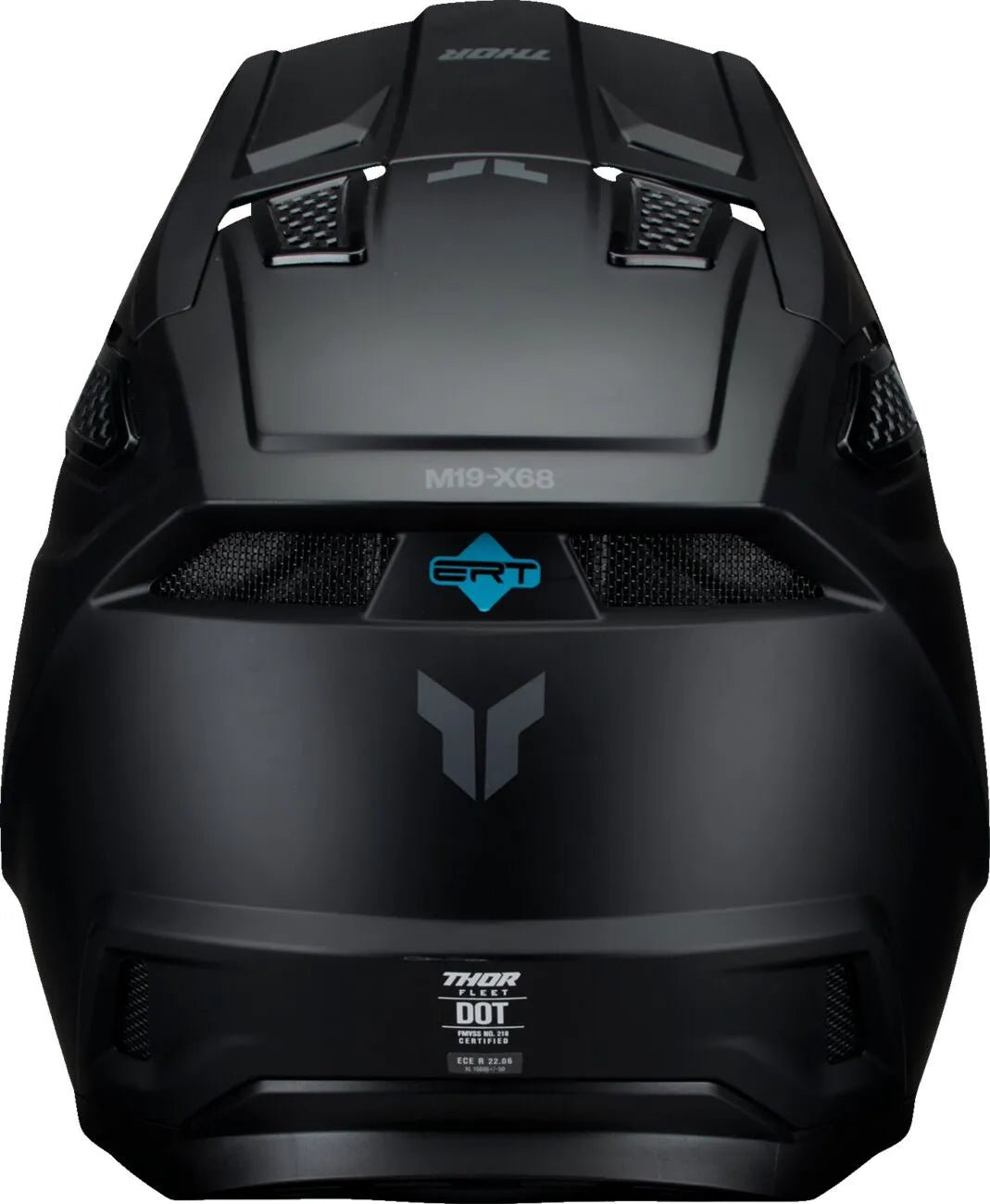 THOR Fleet Blackout casque cross – Noir mat - MxProStoreParts