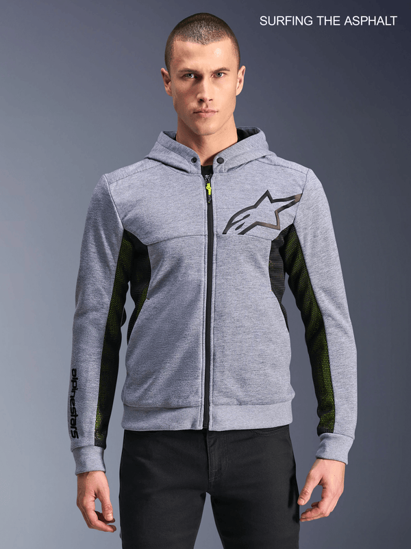 Alpinestars Hoodie Chrome Air Gray - MxProStoreParts