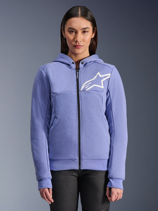 Alpinestars Hoodie Woman Chrome v2 Blue/Violet