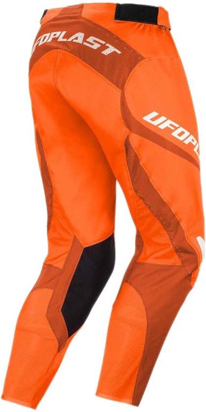 Pantalón UFO PLAST "MX Skyline" para hombre, talla 50, naranja neón