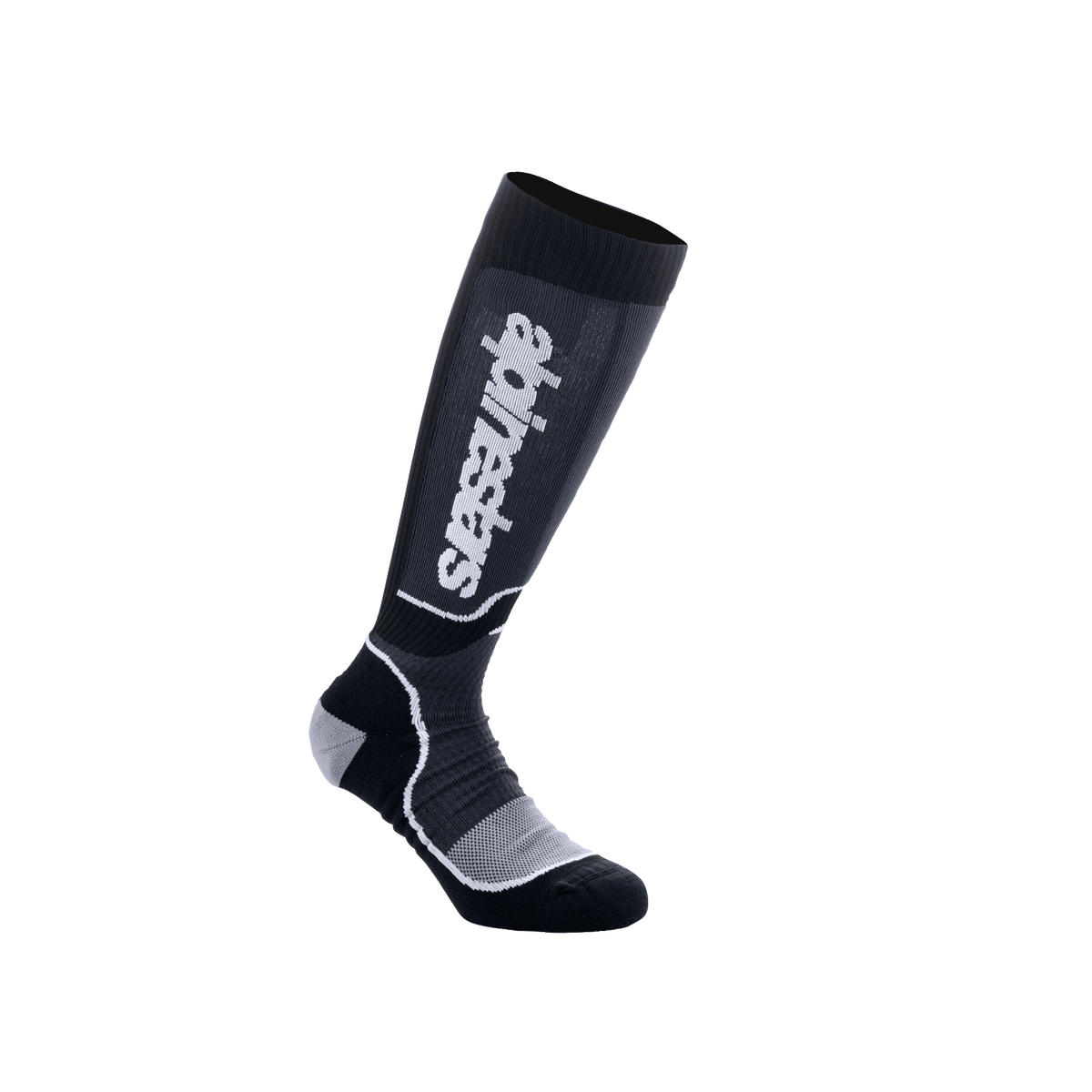 Alpinestars Chaussettes de Motocross MX Plus pour Jeunes Noir et Blanc M/L - MxProStoreParts