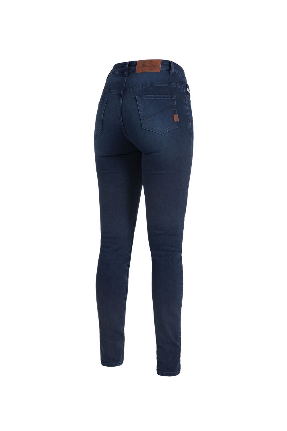 JOHN DOE damesmotorjeans indigo, maat 36/32