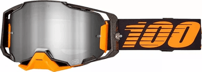 100% Armega Gafas de motocross Acosta - Lente espejo Hiper plateada (Colección de primavera 2025) - MxProStoreParts