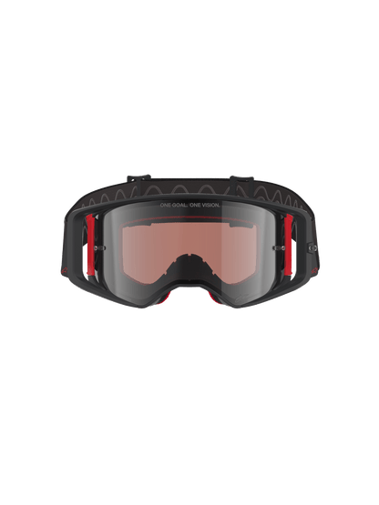 Alpinestars Supertech Corp Gafas de Seguridad Plata Espejo Negro Rojo - MxProStoreParts