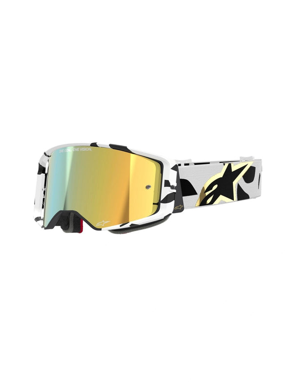 Alpinestars Lunettes de protection Supertech CORP Blanc Or Miroir Or - MxProStoreParts