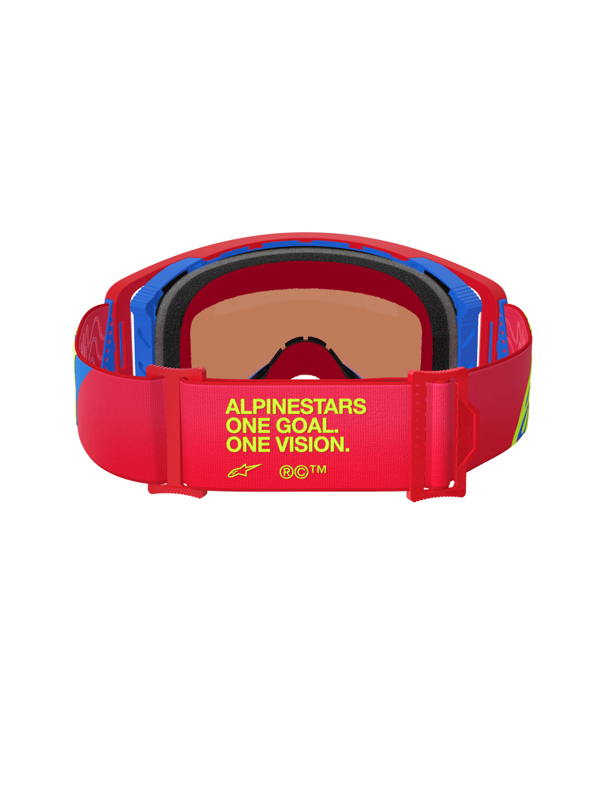 Alpinestars Supertech Lunettes de sécurité Vision absolue Miroir Bleu Rouge Bleu - MxProStoreParts