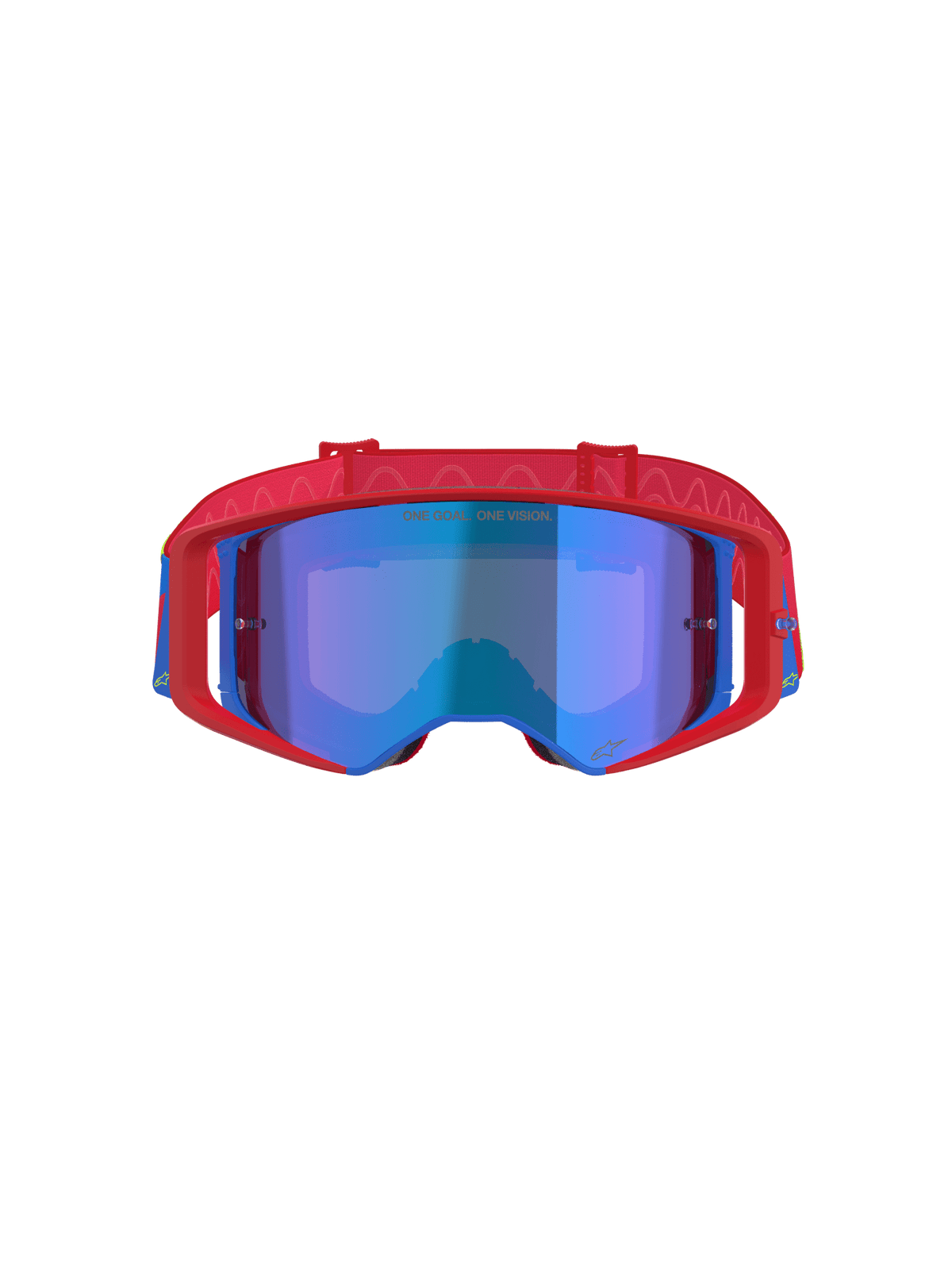 Alpinestars Supertech Lunettes de sécurité Vision absolue Miroir Bleu Rouge Bleu - MxProStoreParts
