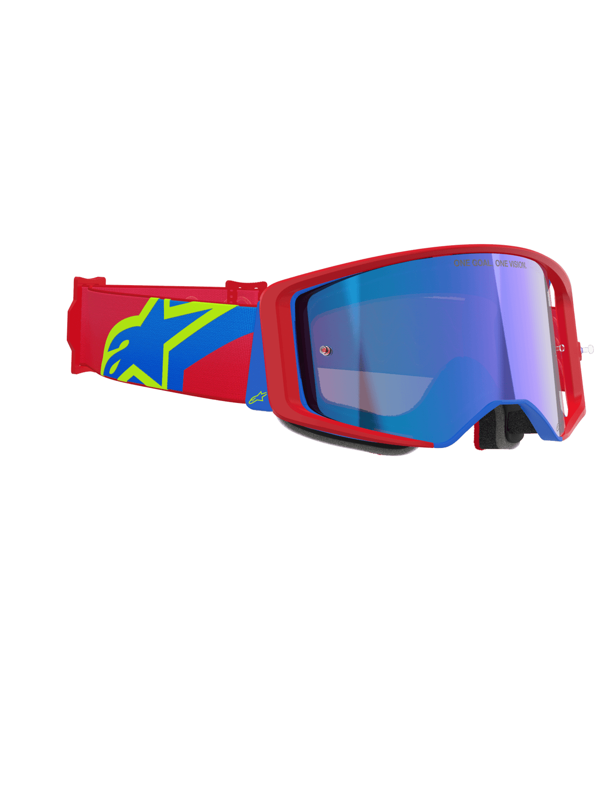 Alpinestars Supertech Lunettes de sécurité Vision absolue Miroir Bleu Rouge Bleu - MxProStoreParts