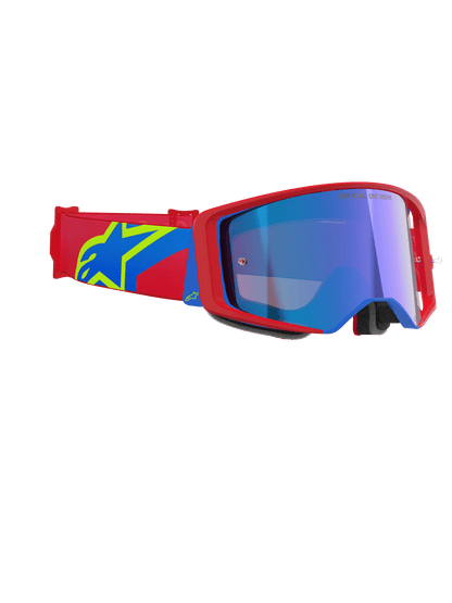 Alpinestars Supertech Lunettes de sécurité Vision absolue Miroir Bleu Rouge Bleu - MxProStoreParts