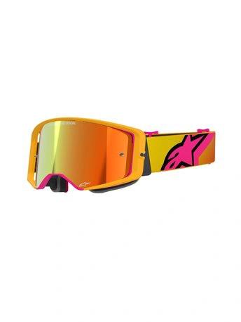 Alpinestars Supertech Corp Gafas – Amarillo Rosa Espejado Rojo - MxProStoreParts