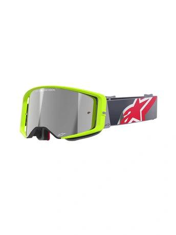 Alpinestars Supertech Corp Goggles – Yellow Fluo Red Mirror Silver