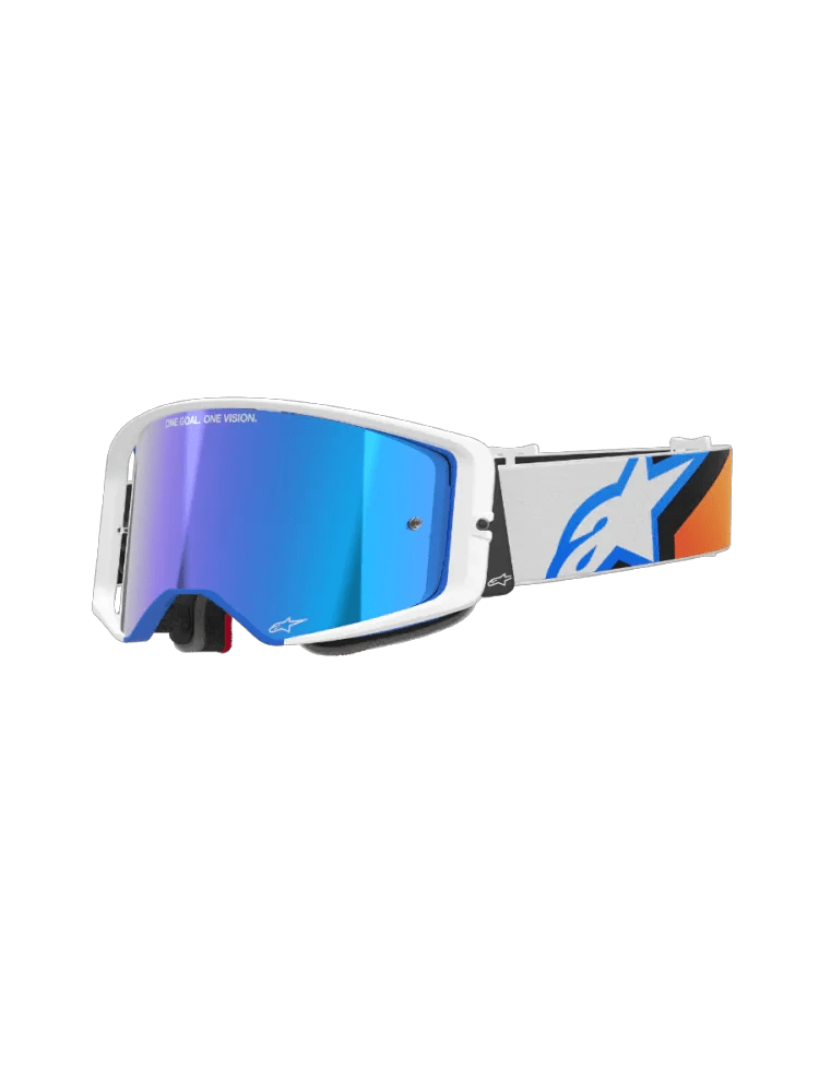 Alpinestars Supertech Corp – Lunettes de protection Bleu/Orange Miroir Bleu - MxProStoreParts