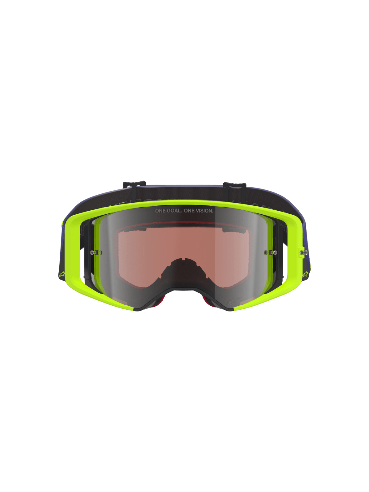 Alpinestars Supertech Vision Lunettes de sécurité Taille Unique Motocross Jaune/Argent - MxProStoreParts