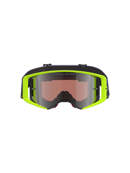 Alpinestars Supertech Vision Lunettes de sécurité Taille Unique Motocross Jaune/Argent - MxProStoreParts