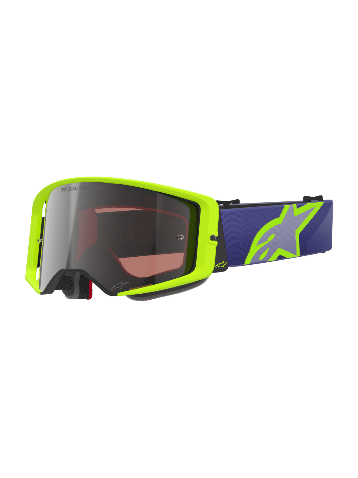 Alpinestars Supertech Vision Lunettes de sécurité Taille Unique Motocross Jaune/Argent - MxProStoreParts