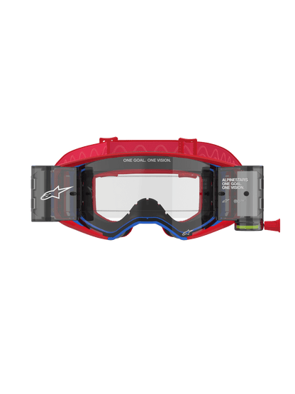 Alpinestars Supertech Corp Lunettes de sécurité Roll-Off Rouge-Bleu - MxProStoreParts