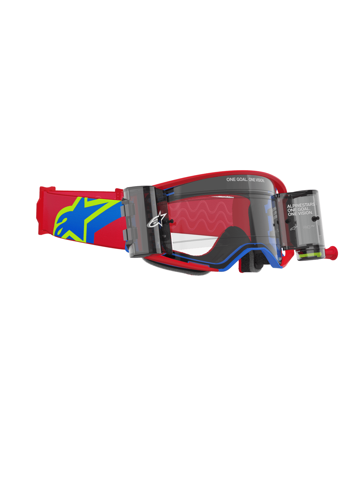Alpinestars Supertech Corp Lunettes de sécurité Roll-Off Rouge-Bleu - MxProStoreParts