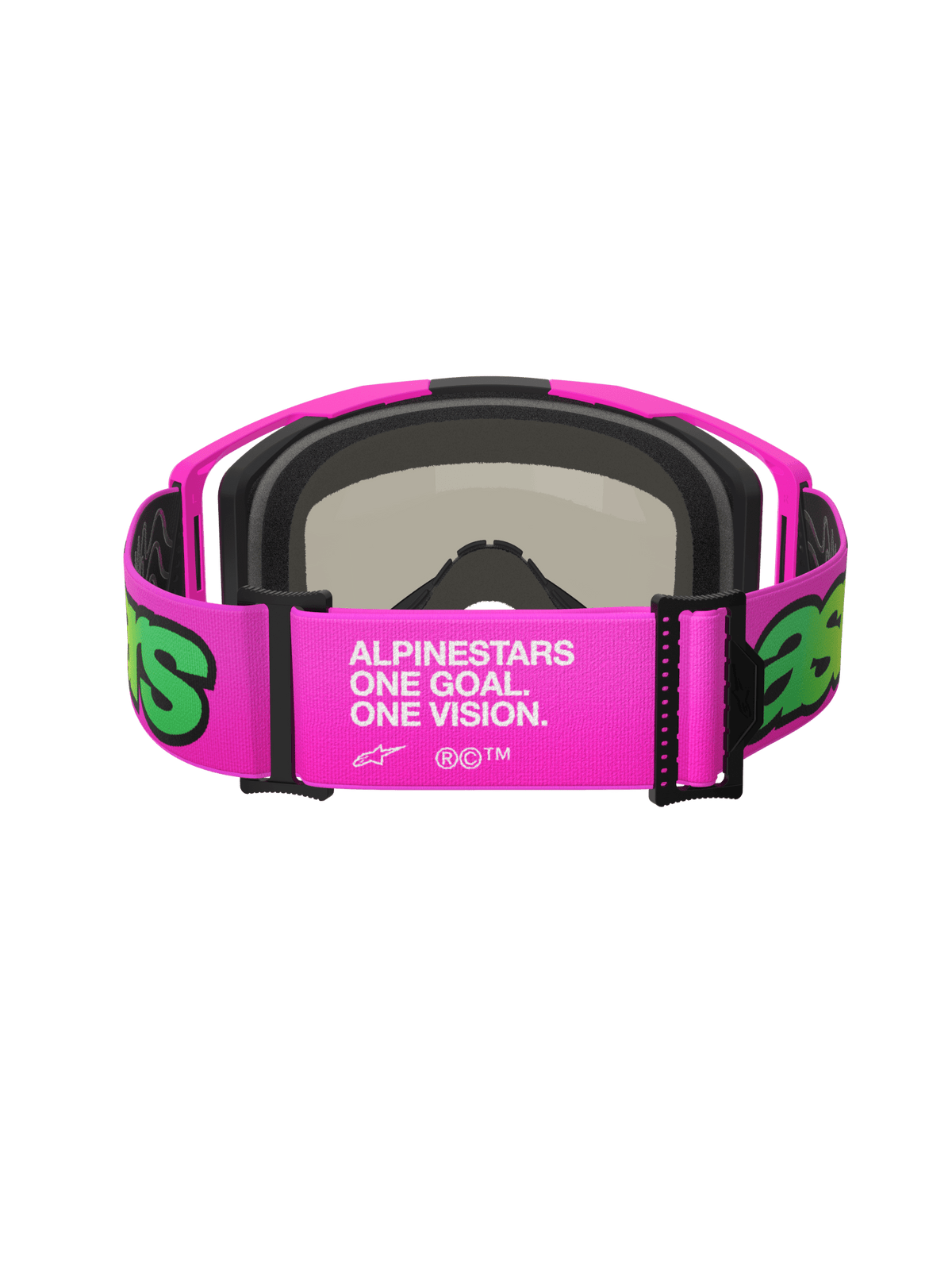 Alpinestars Vision 8 Vista Lunette de sécurité Polyflex Taille unique Rose/Jaune/Bleu - MxProStoreParts