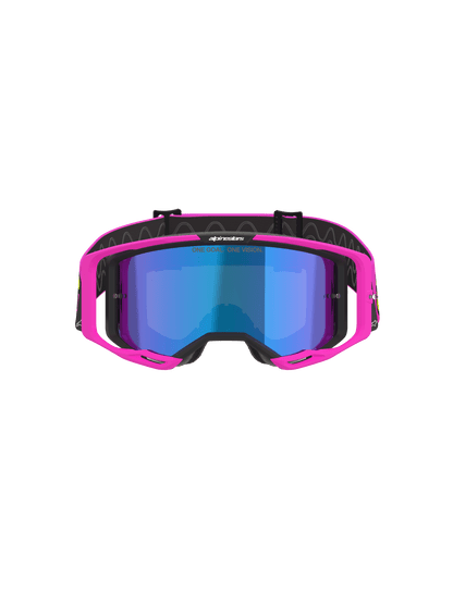 Alpinestars Vision 8 Vista Lunette de sécurité Polyflex Taille unique Rose/Jaune/Bleu - MxProStoreParts