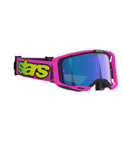 Alpinestars Vision 8 Vista Lunette de sécurité Polyflex Taille unique Rose/Jaune/Bleu - MxProStoreParts