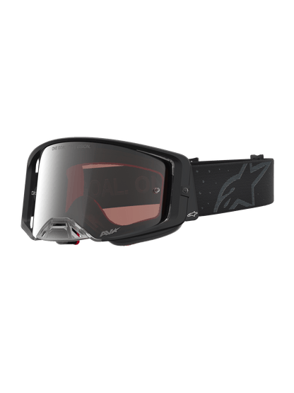 Alpinestars Supertech Cloak Gafas de seguridad negras con espejo de plata - MxProStoreParts