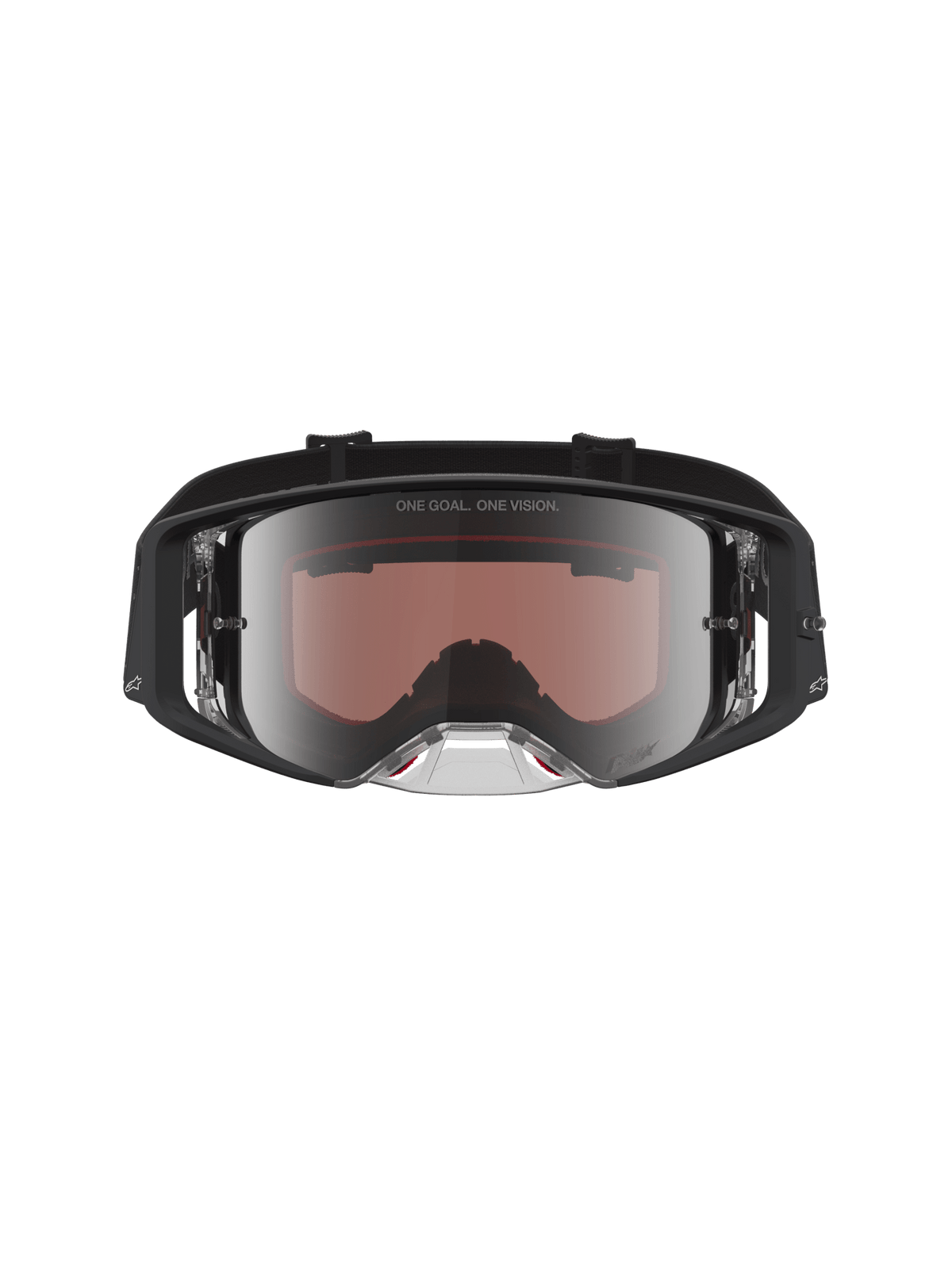 Alpinestars Supertech Cloak Gafas de seguridad negras con espejo de plata - MxProStoreParts