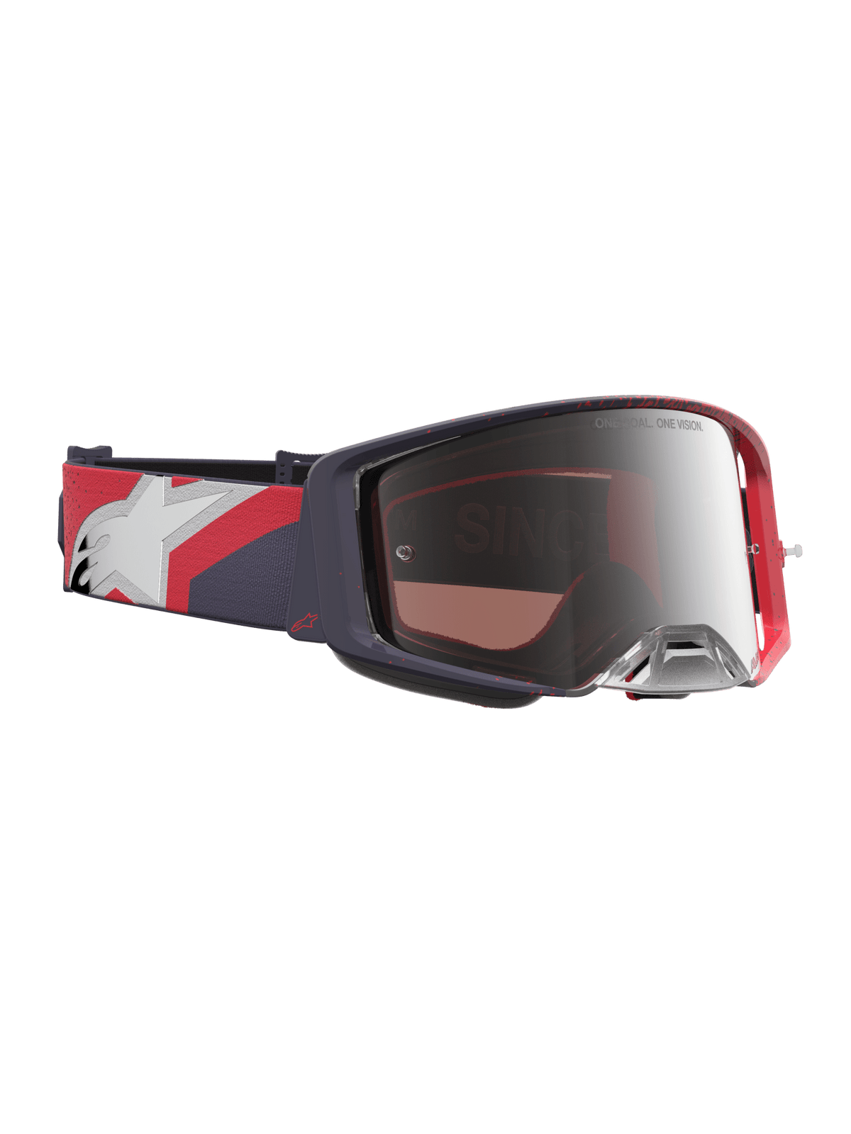 Alpinestars Supertech Hiten Gafas de Seguridad Negro Rojo Espejo Plata Talla Única - MxProStoreParts