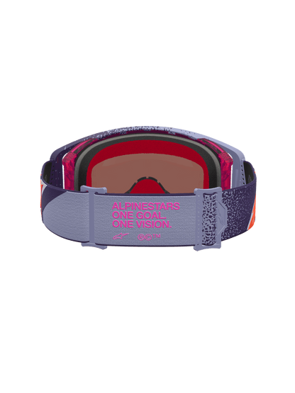 Alpinestars Supertech Hiten Lunettes de sécurité Taille Unique Violet Rouge Miroir Rose - MxProStoreParts