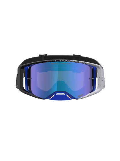 Alpinestars Supertech Hiten Lunette de sécurité Taille unique Noir Bleu Blithe Bleu Miroir - MxProStoreParts