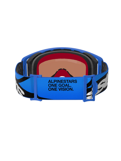 Alpinestars Supertech Stream Lunettes de sécurité Taille Unique Lentille miroir bleue - MxProStoreParts
