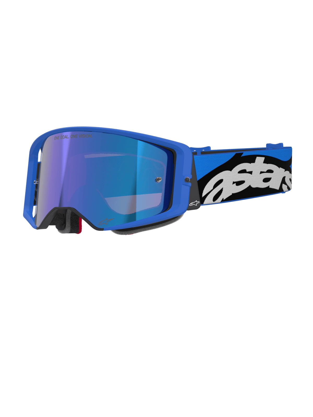Alpinestars Supertech Stream Lunettes de sécurité Taille Unique Lentille miroir bleue - MxProStoreParts