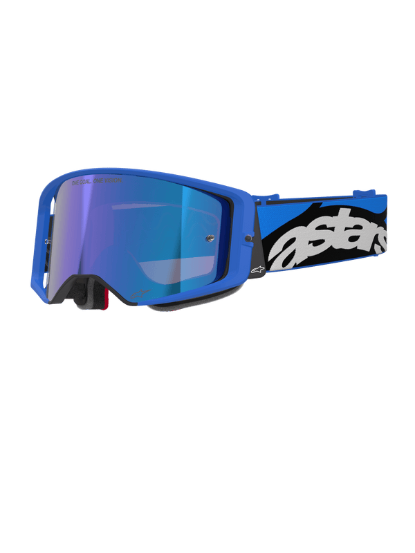 Alpinestars Supertech Stream Lunettes de sécurité Taille Unique Lentille miroir bleue - MxProStoreParts