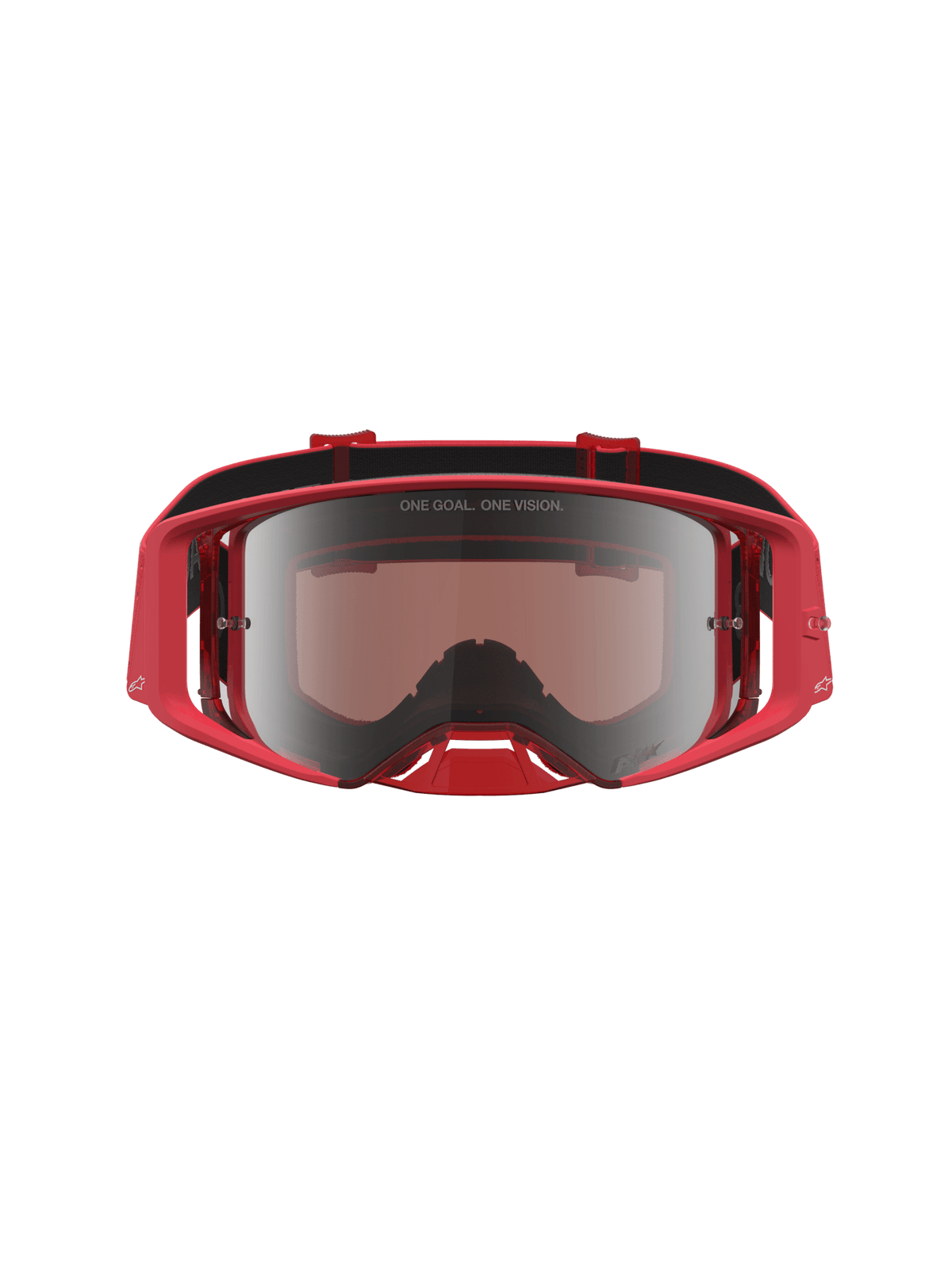 Alpinestars Supertech Vesta Lunettes de sécurité Rouge Fluo Chrome Miroir Argent Taille unique - MxProStoreParts