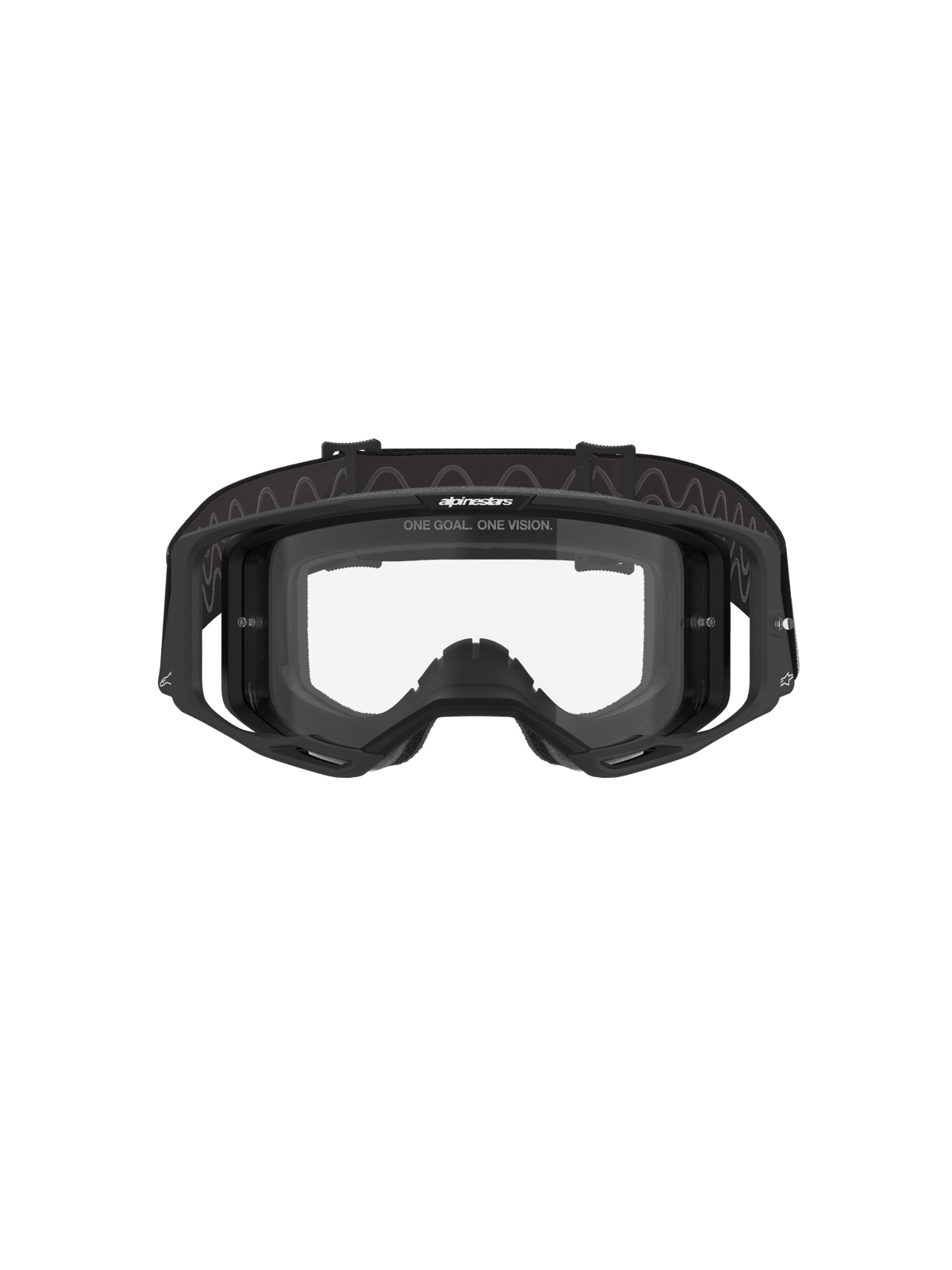 Alpinestars Vision 8 Corp Gafas de Seguridad Negras Transparentes - MxProStoreParts