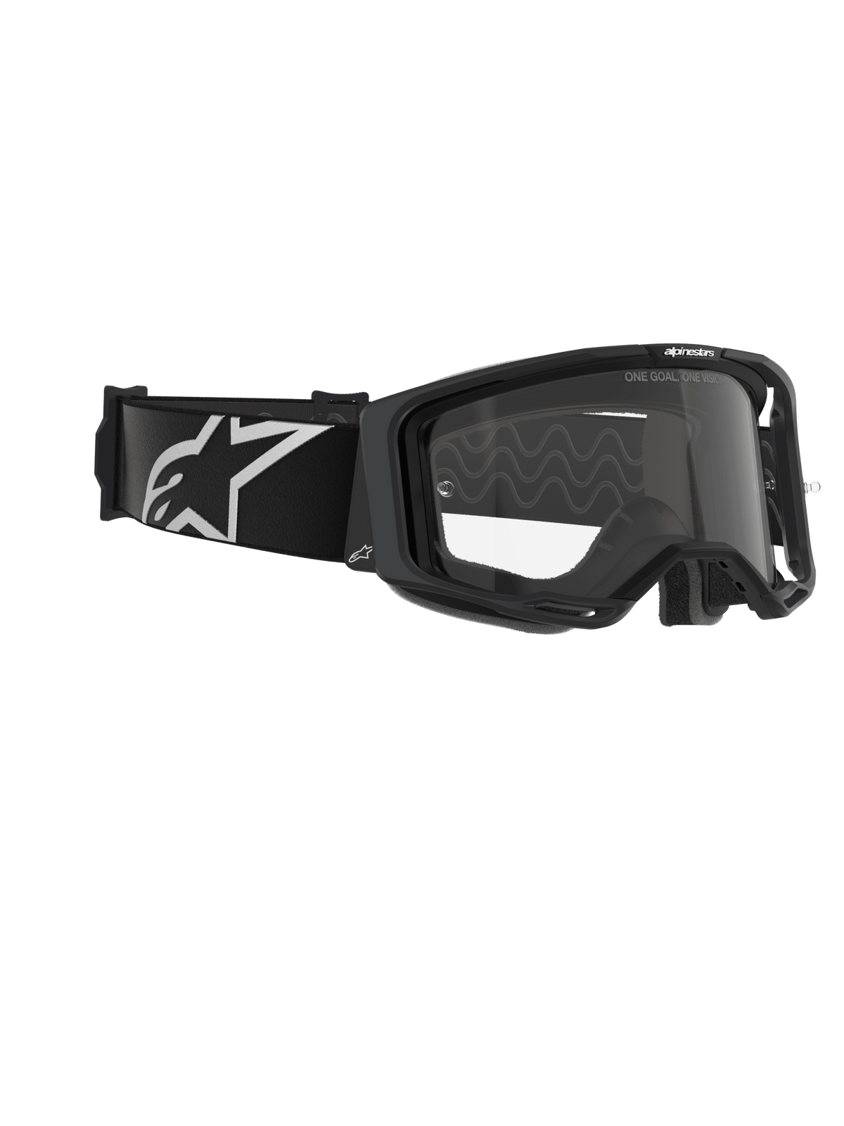 Alpinestars Vision 8 Corp Gafas de Seguridad Negras Transparentes - MxProStoreParts