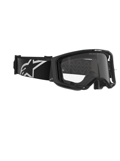 Alpinestars Vision 8 Corp Gafas de Seguridad Negras Transparentes - MxProStoreParts