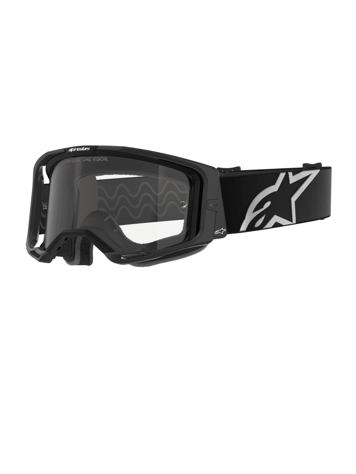Alpinestars Vision 8 Corp Gafas de Seguridad Negras Transparentes - MxProStoreParts